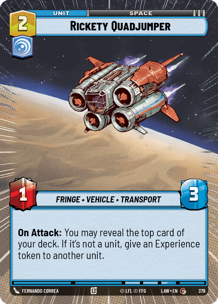 【LAW379/EN】Rickety Quadjumper (Hyperspace)