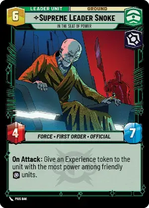 【LOF006/EN】Supreme Leader Snoke - In the Seat of Power