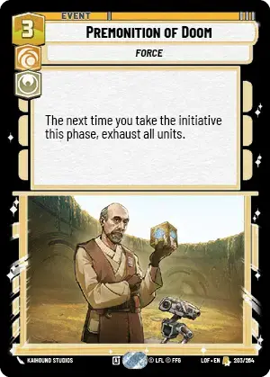 【LOF705/EN】Premonition of Doom(Foil)