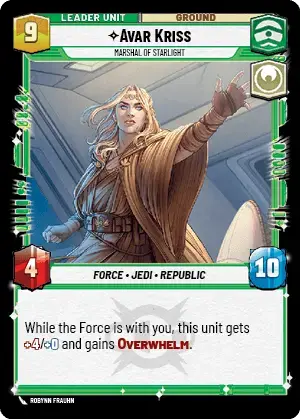 【LOF007/EN】Avar Kriss - Marshal of Starlight