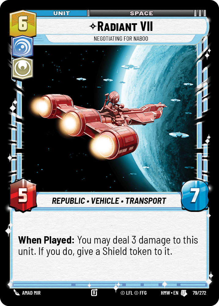 【HMW079/EN】Radiant VII - Negotiating for Naboo