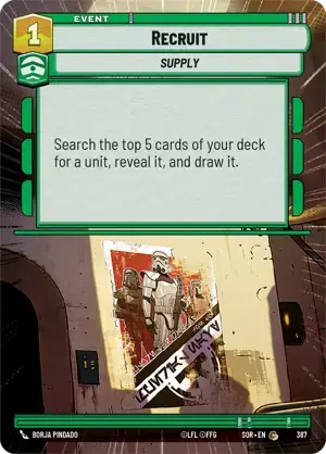 【SOR387/EN】Recruit (HYPERSPACE/FOIL)