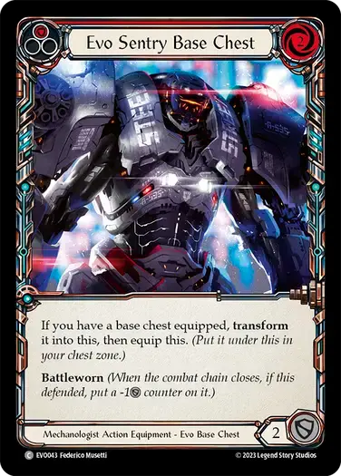 【EVO043/EN/CF】Evo Sentry Base Chest