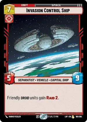 【LOF671/EN】Invasion Control Ship(Foil)