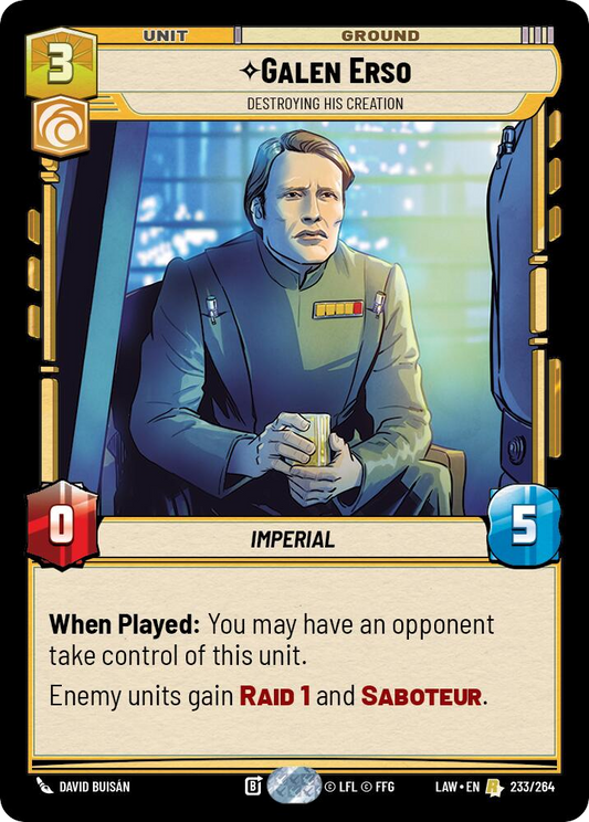 【LAW233/EN】Galen Erso - Destroying His Creation