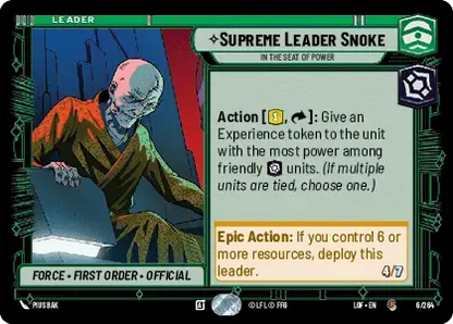 【LOF006/EN】Supreme Leader Snoke - In the Seat of Power