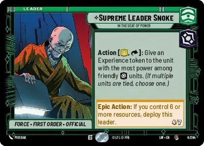 【LOF006/EN】Supreme Leader Snoke - In the Seat of Power