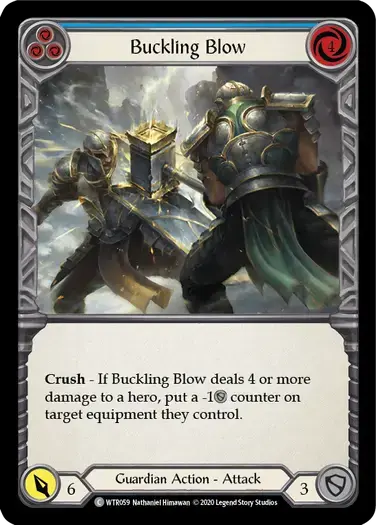 【U-WTR059/EN】Buckling Blow[Blue]
