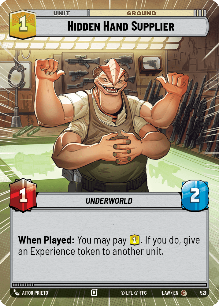 【LAW521/EN】Hidden Hand Supplier (Hyperspace)