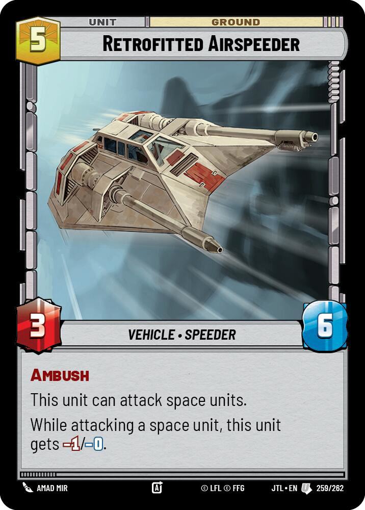 【JTL757/EN】Retrofitted Airspeeder(Foil)