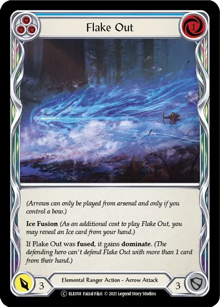【U-ELE058/EN/RF】Flake Out[Blue]