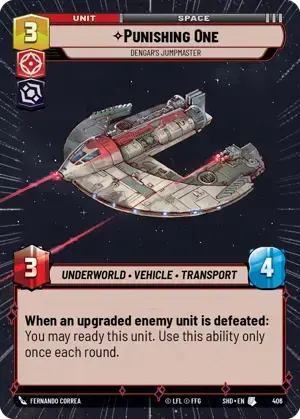 【SHD406/EN】Punishing One - Dengar's Jumpmaster (HYPERSPACE)
