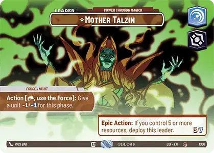 【LOF1006/EN】Mother Talzin - Power Through Magick(Showcase)