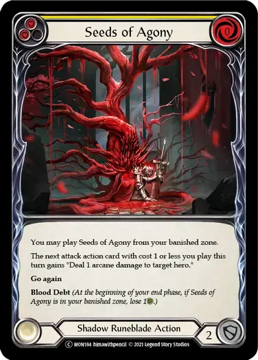 【U-MON184/EN/RF】Seeds of Agony[Yellow]