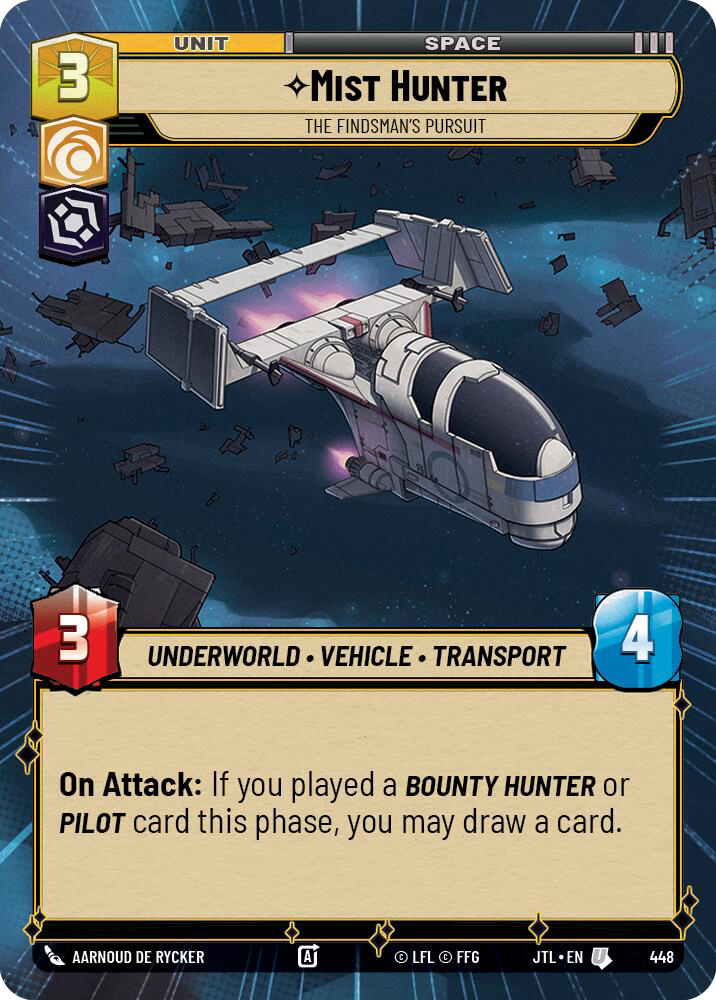 【JTL920/EN】Mist Hunter - The Findsman's Pursuit (HYPERSPACE/FOIL)