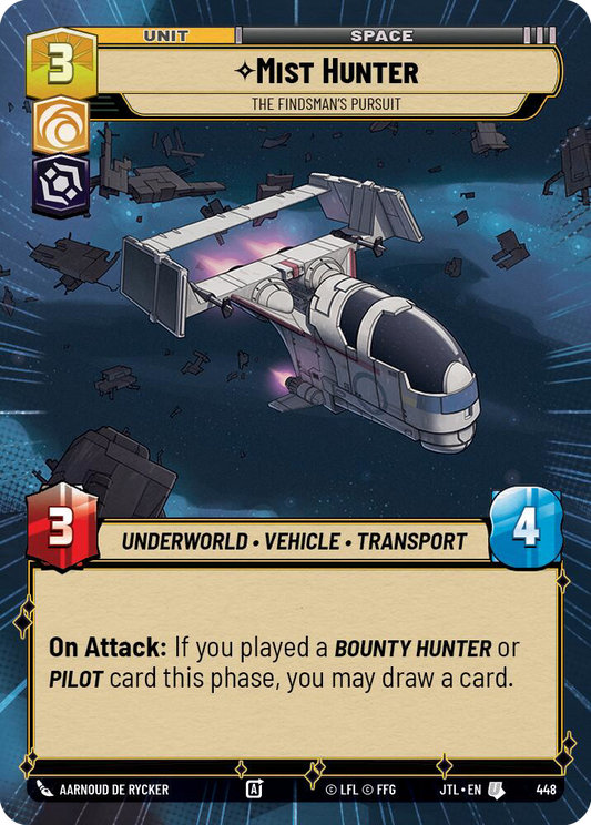 【JTL920/EN】Mist Hunter - The Findsman's Pursuit (HYPERSPACE/FOIL)