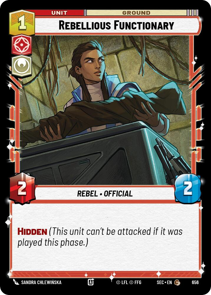【SEC0656/EN】Rebellious Functionary (Foil)