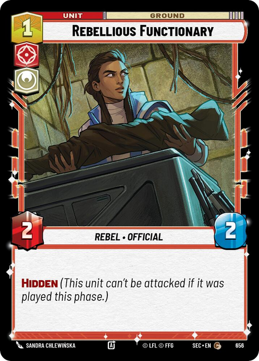 【SEC0656/EN】Rebellious Functionary (Foil)
