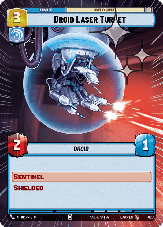 【LAW620/EN】Droid Laser Turret (Hyperspace/Foil)