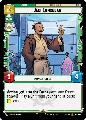【LOF596/EN】Jedi Consular(Foil)