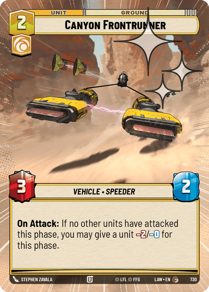 【LAW730/EN】Canyon Frontrunner (Hyperspace/Foil)