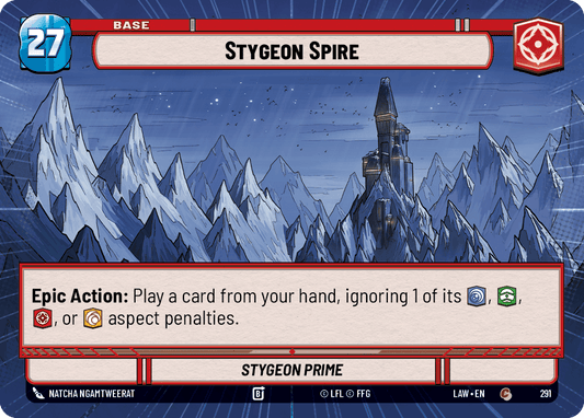 【LAW291/EN】Stygeon Spire (Hyperspace)