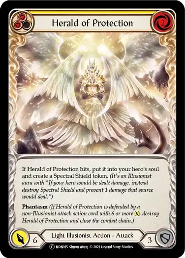 【U-MON015/EN】Herald of Protection[Yellow]