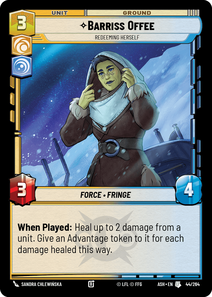 【ASH044/EN】Barriss Offee - Redeeming Herself