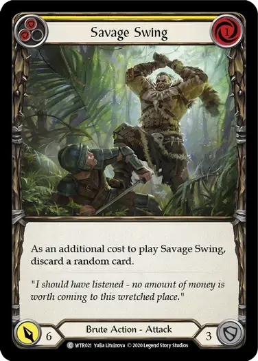 【U-WTR021/EN】Savage Swing[Yellow]