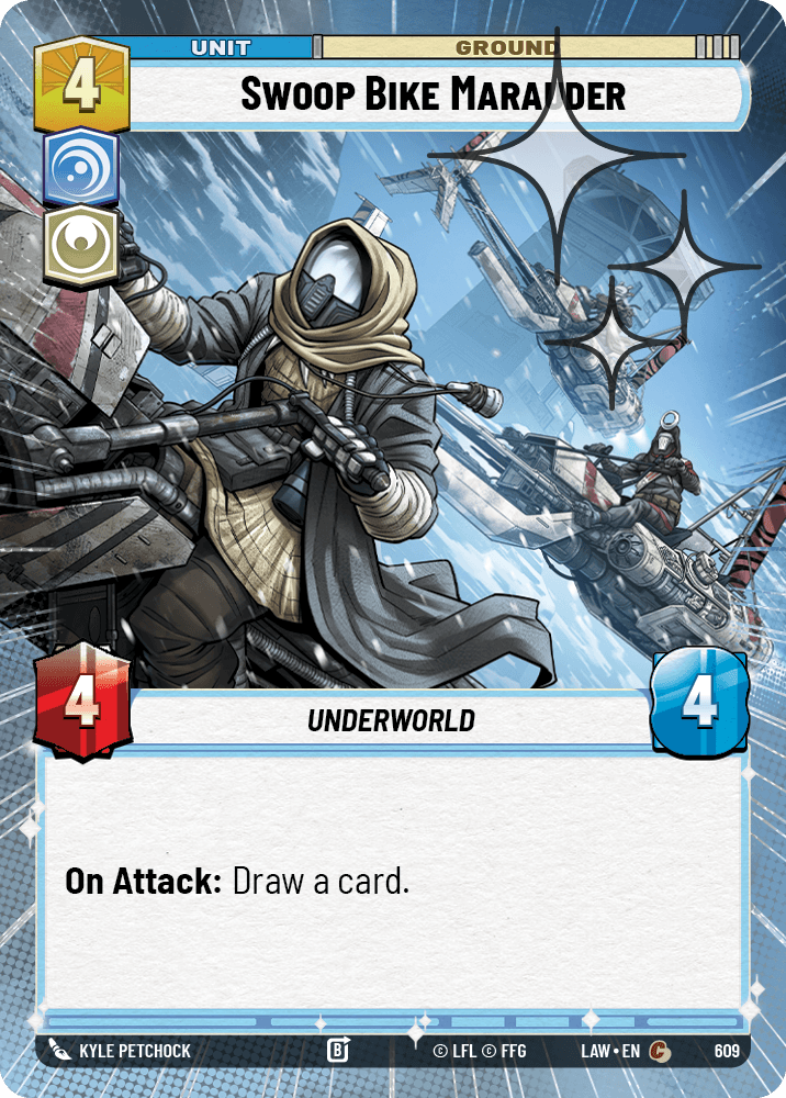 【LAW609/EN】Swoop Bike Marauder (Hyperspace/Foil)