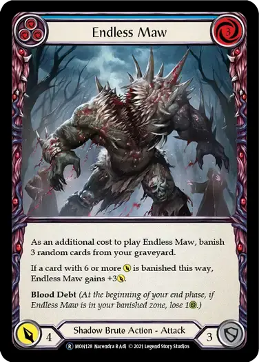【U-MON128/EN】Endless Maw[Blue]