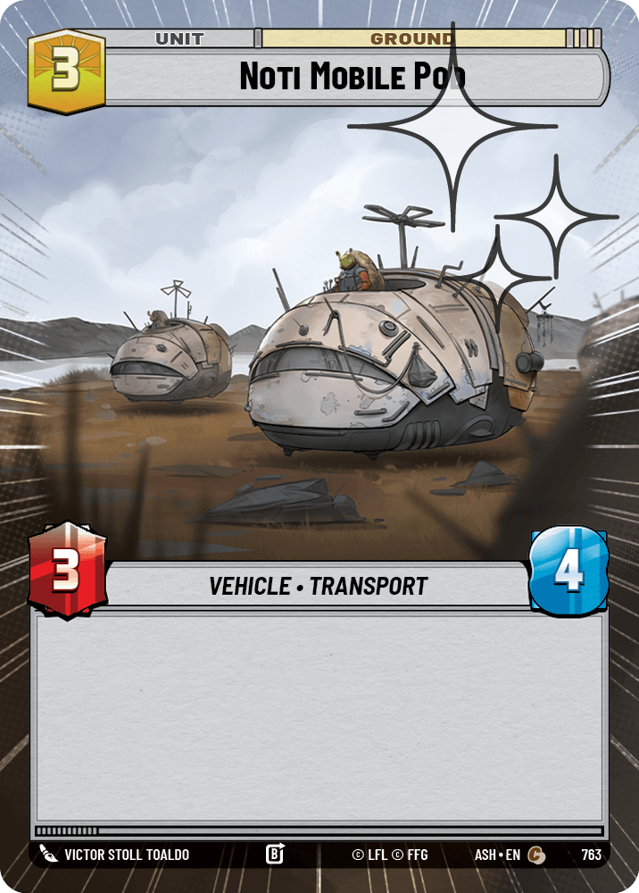【ASH763/EN】Noti Mobile Pod (Hyperspace/Foil)