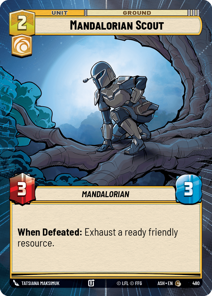 【ASH480/EN】Mandalorian Scout (Hyperspace)