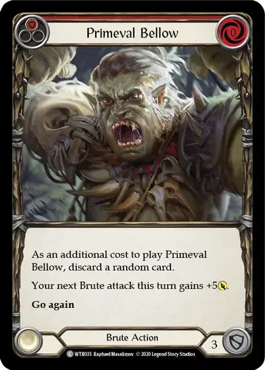 【U-WTR035/EN】Primeval Bellow[Red]