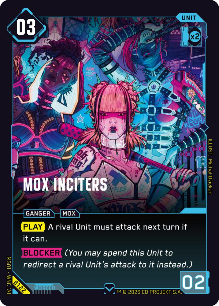 【WNCBβ122/EN】Mox Inciters