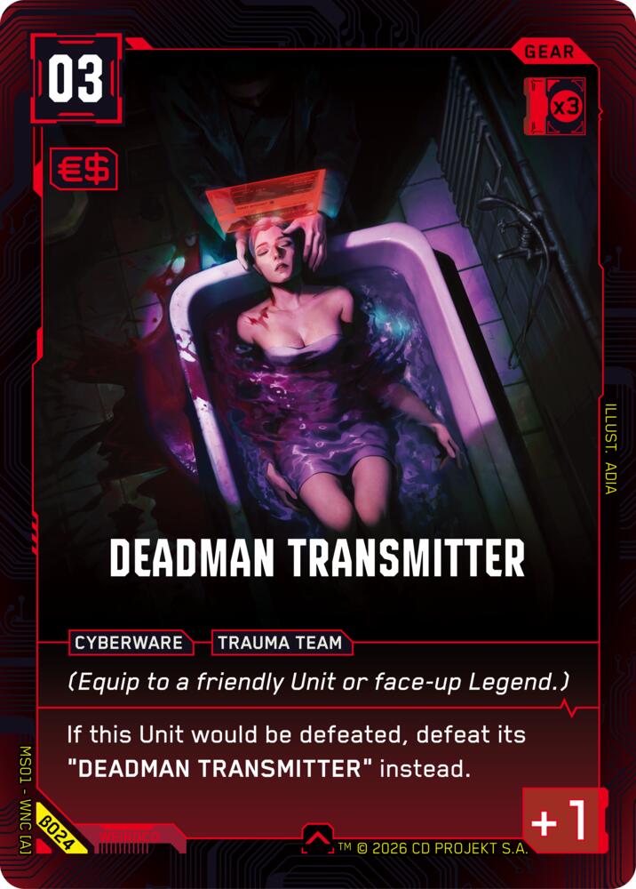 【WNCBβ024/EN】Deadman Transmitter