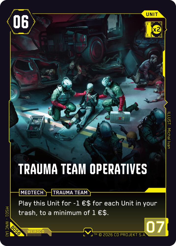【WNCBβ056/EN】Trauma Team Operatives