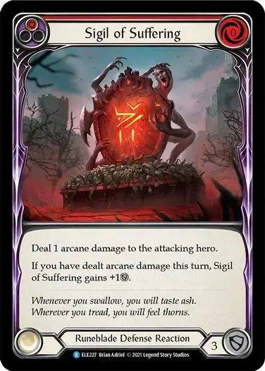 【ELE227/EN】Sigil of Suffering[Red]