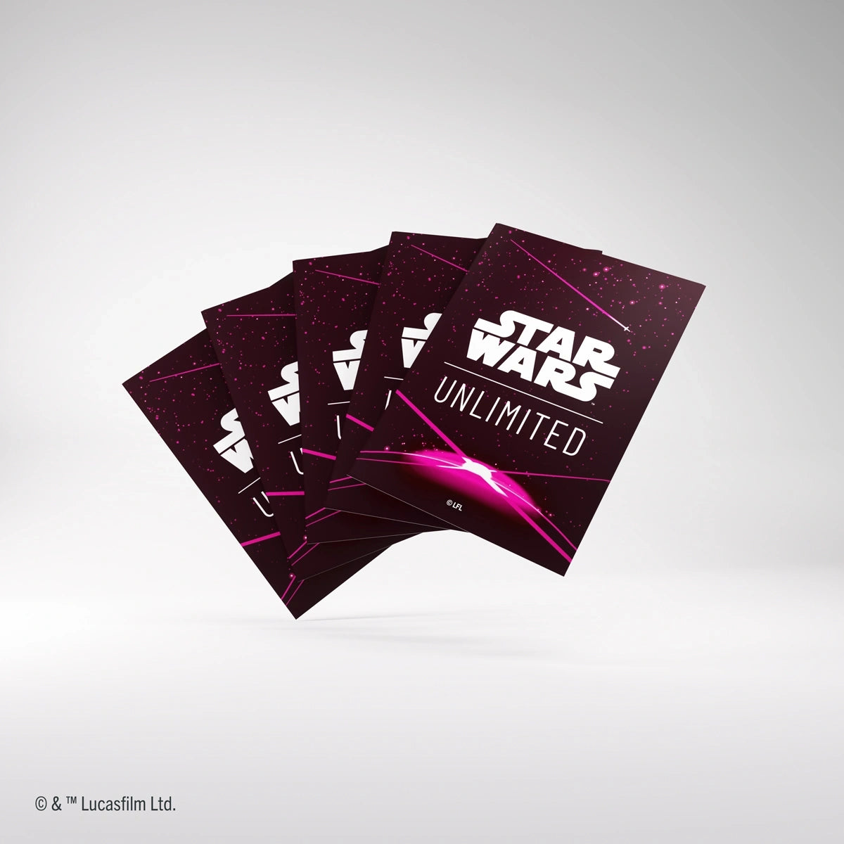 【GAMEGENIC】SWU ART SLEEVES - Card Back Magenta※配送方法はゆうパックをご選択ください