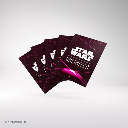 【GAMEGENIC】SWU ART SLEEVES - Card Back Magenta※配送方法はゆうパックをご選択ください