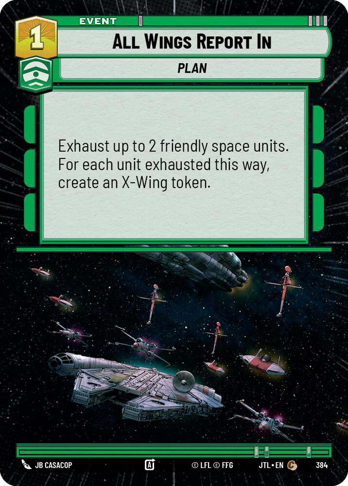 【JTL856/EN】All Wings Report In (HYPERSPACE/FOIL)