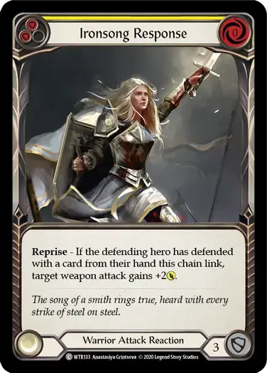 【U-WTR133/EN/RF】Ironsong Response[Yellow]
