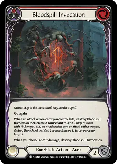 【U-ARC106/EN】Bloodspill Invocation[Red]
