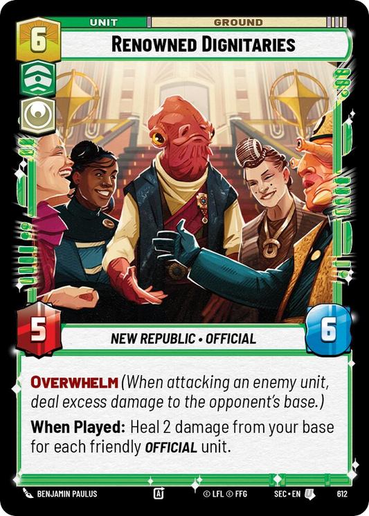 【SEC0612/EN】Renowned Dignitaries (Foil)