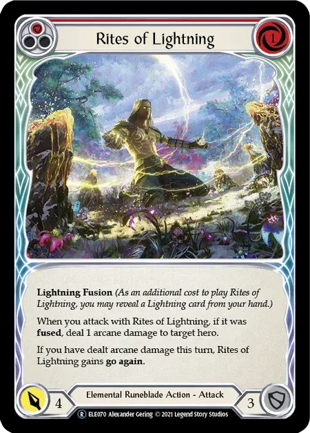 【U-ELE070/EN】Rites of Lightning[Red]