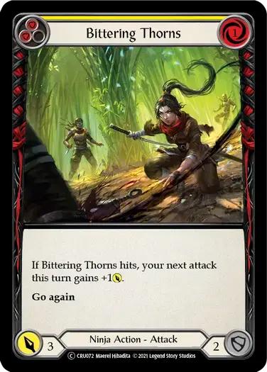 【U-CRU072/EN】[RF] Bittering Thorns[Yellow]