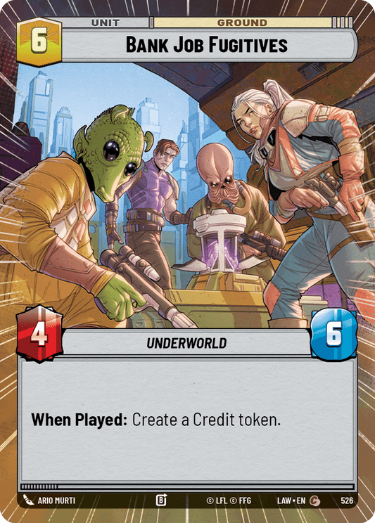 【LAW526/EN】Bank Job Fugitives (Hyperspace)