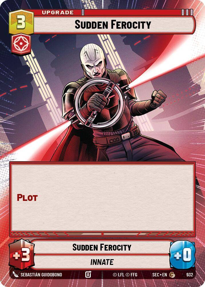 【SEC0932/EN】Sudden Ferocity (Hyperspace/Foil)