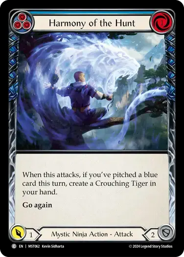 【MST062/EN/RF】Harmony of the Hunt/狩りの調和[Blue]
