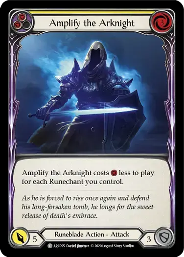 【U-ARC095/EN】Amplify the Arknight[Yellows]